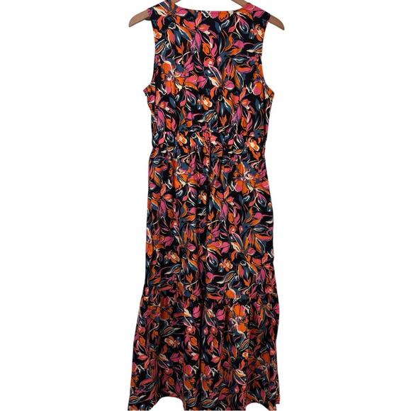 FRENCH CONNECTION WOMEN'S MAXI FRONT TWIST DRESS MULTICOLOR SIZE LARGE NWT - Picture 3 of 10